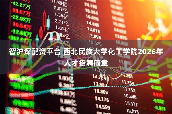 智沪深配资平台 西北民族大学化工学院2026年人才招聘简章